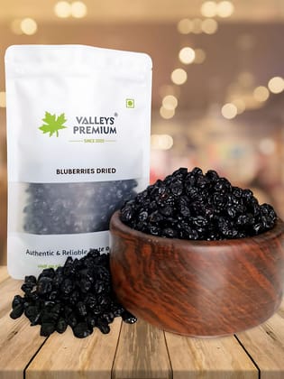 Valleys Premium Dried Blueberries American 400 Grams