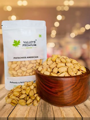 Valleys Premium American California Pistachios Salted and Roasted 400 Grams (Pista)