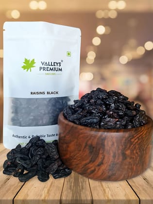 Valleys Premium Afghani Black Raisins 400 Grams
