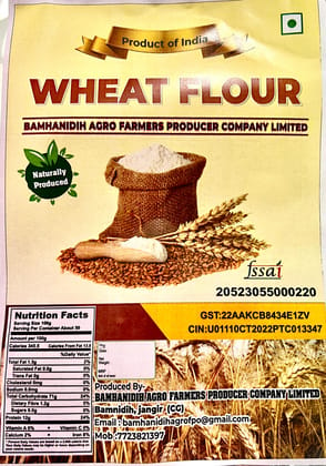 Wheat Flour (Whole Wheat Atta) - 1kg