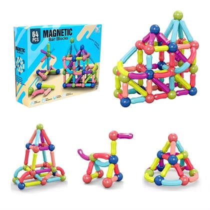 KTRS ENTERPRISE 64PCS Baby large particles plastic building blocks kids educational plastic building blocks toys