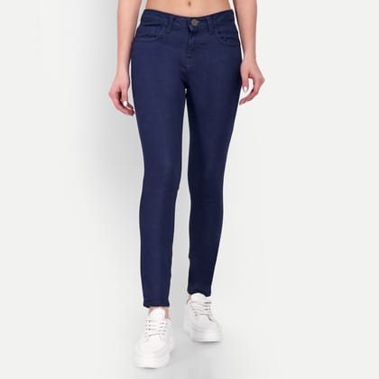 Women Dark Blue Skinny Jeans