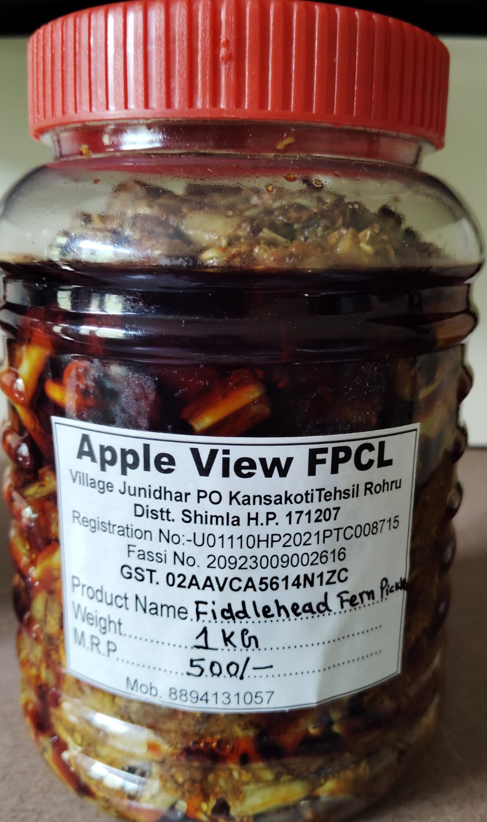 Fiddlehead pickle