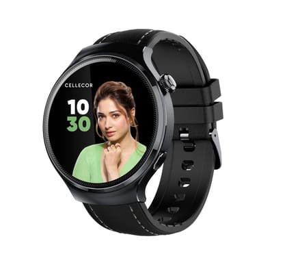 CELLECOR M8 PRO Glow 1.43" Curved Display | 800 NITS | AOD | BT-Calling | AI Voice | Split Screen | IP68 | Rotating Crown | SmartWatch