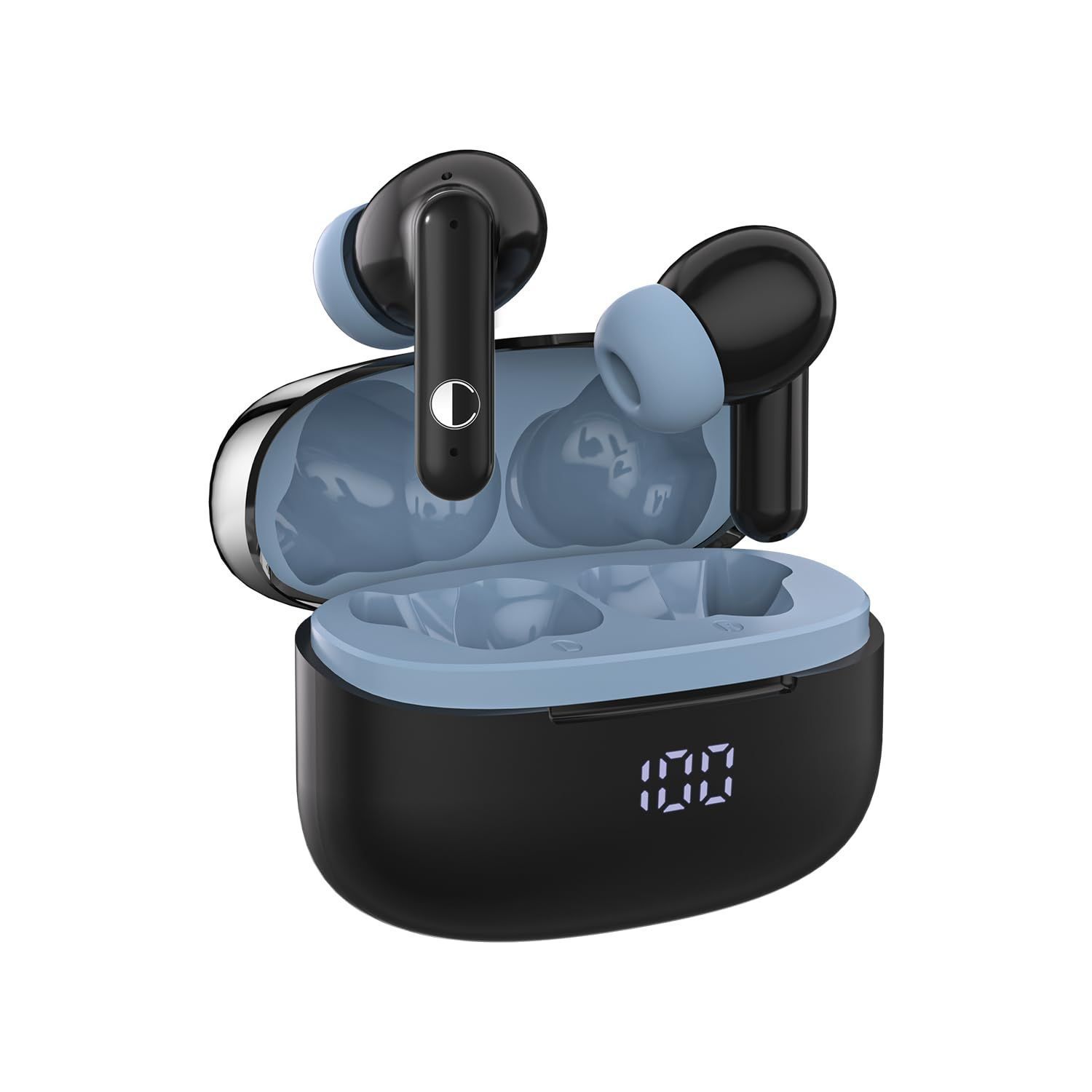 CELLECOR BroPods CB44 ACE TWS with 60 Hours Playtime, ENC, Insta Wake N' Pair, HD Sound, 13mm Driver, Digital Display Truly Wireless Earbuds