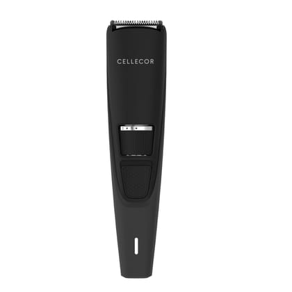 Cellecor ACE Beard & Stubble Trimmer for Men | 120 min Runtime | USB Type-C | 20 Length Settings | 2 Guide Combs (Black)