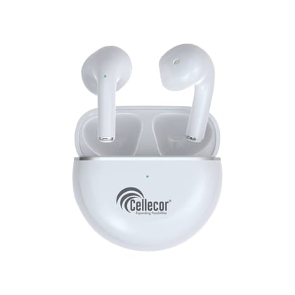 CELLECOR BroPods CB02+ Waterproof TWS with 25 Hours Playtime, Automatic Pairing, ENC Bluetooth Headset