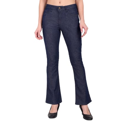 Women Dark Blue Bootcut Jeans