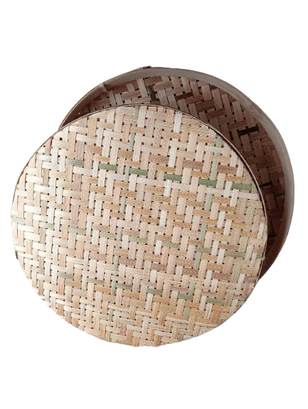 Bamboo Sieve Bamboo Weaving Sieve Exquisite Round 22cm