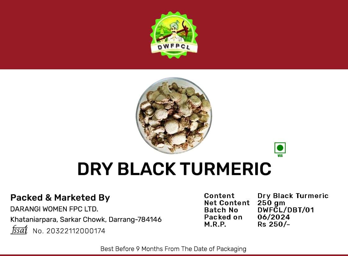 DRY BLACK TURMERIC