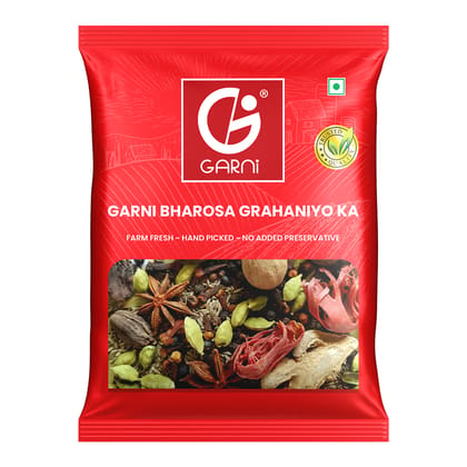 Garni Foods Sabut Garam Masala 200g | Whole Spices Mix | Khade Garam Masala | 100% Natural & Impurities-Free | Pack of 2 (2X100g)