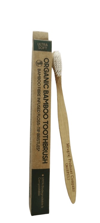 MRUGRAJ BAMBOO TOOTHBRUSH (SET OF2)