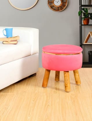 ShadowKart Ottoman Pouffes Stool for Living Room | Footrest Seat Pouf Puffy Foam Stool | Foot Stool Home Decoration