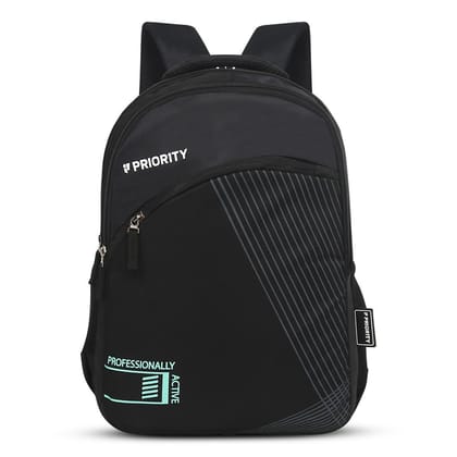 Priority 18 Inch Polyester Laptop Backpack For Unisex | Office And Travel Backpack for Men & Women