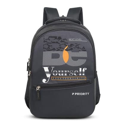 Priority 18 Inch Polyester College Backpack For Boys & Girls | Office Backpack For Men & Women | Lightweight Casual Backpack For Unisex