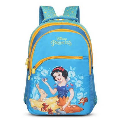 Priority Disney Princess Cinderella Printed Polyester School Backpack For Kids | Specially School Bag For Girls | 12 & above Years (18 Inch | Large | Blue)