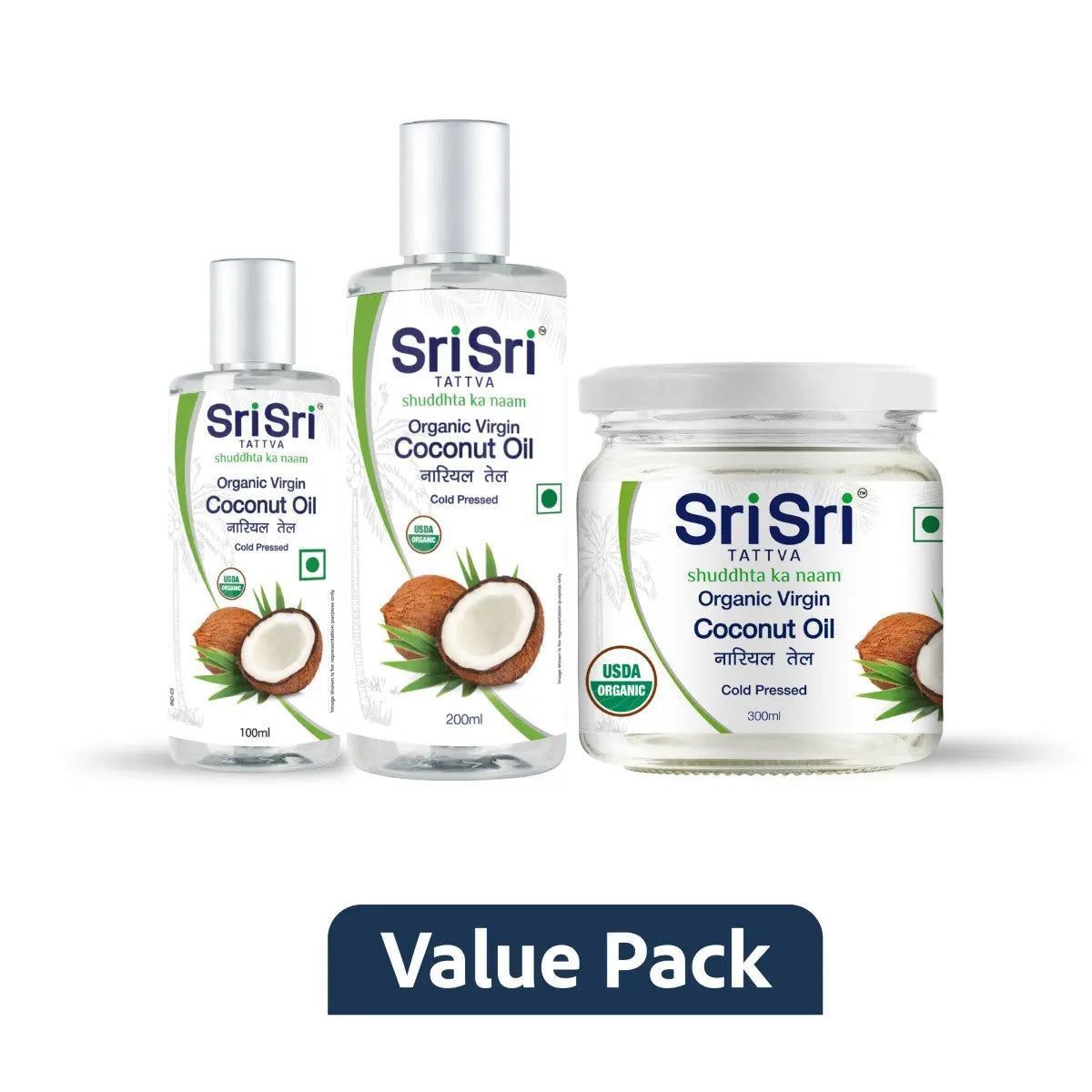 Sri Sri Tattva Coconut Oil Combo