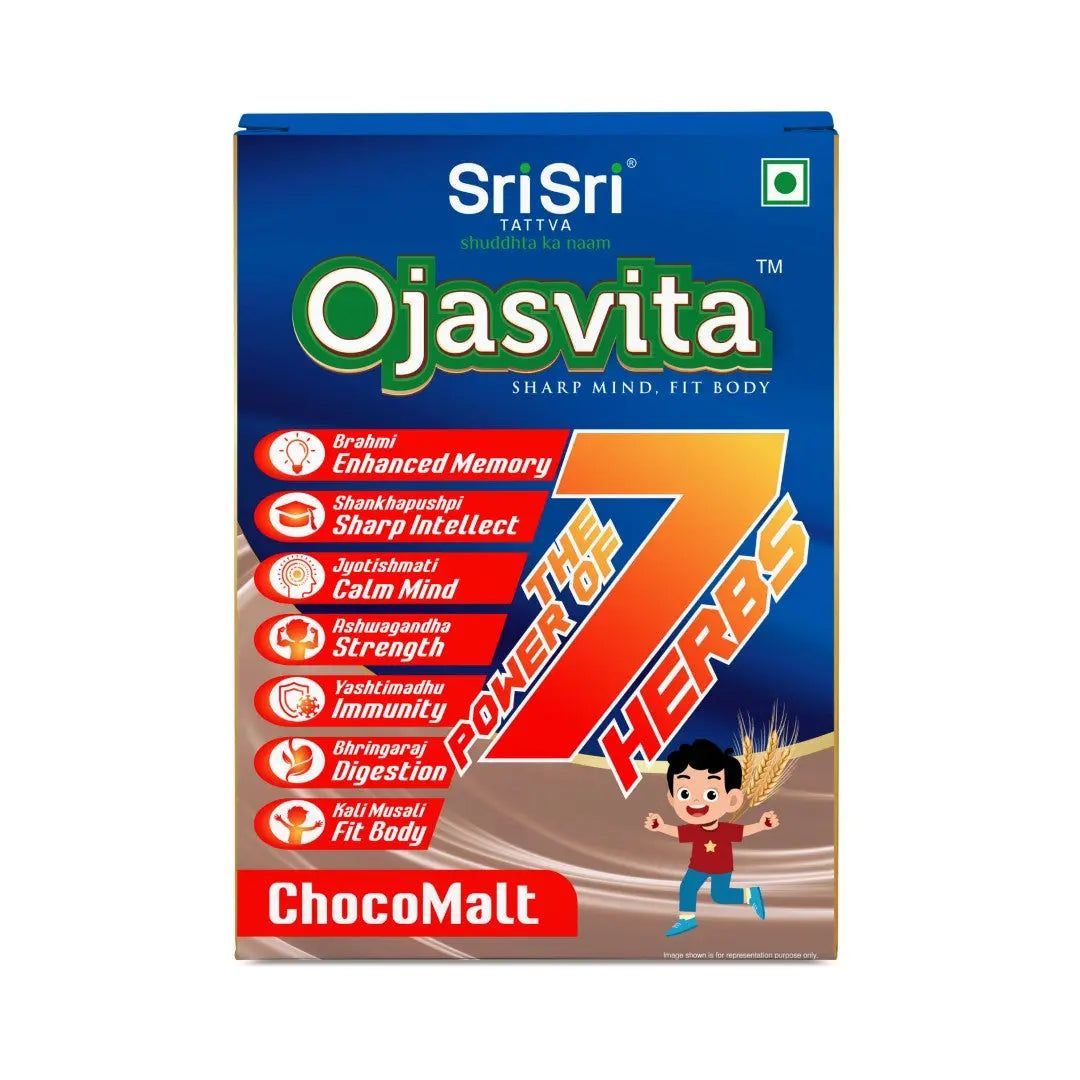 Sri Sri Tattva ChocoMalt Ojasvita - Sharp Mind & Fit Body, 500g