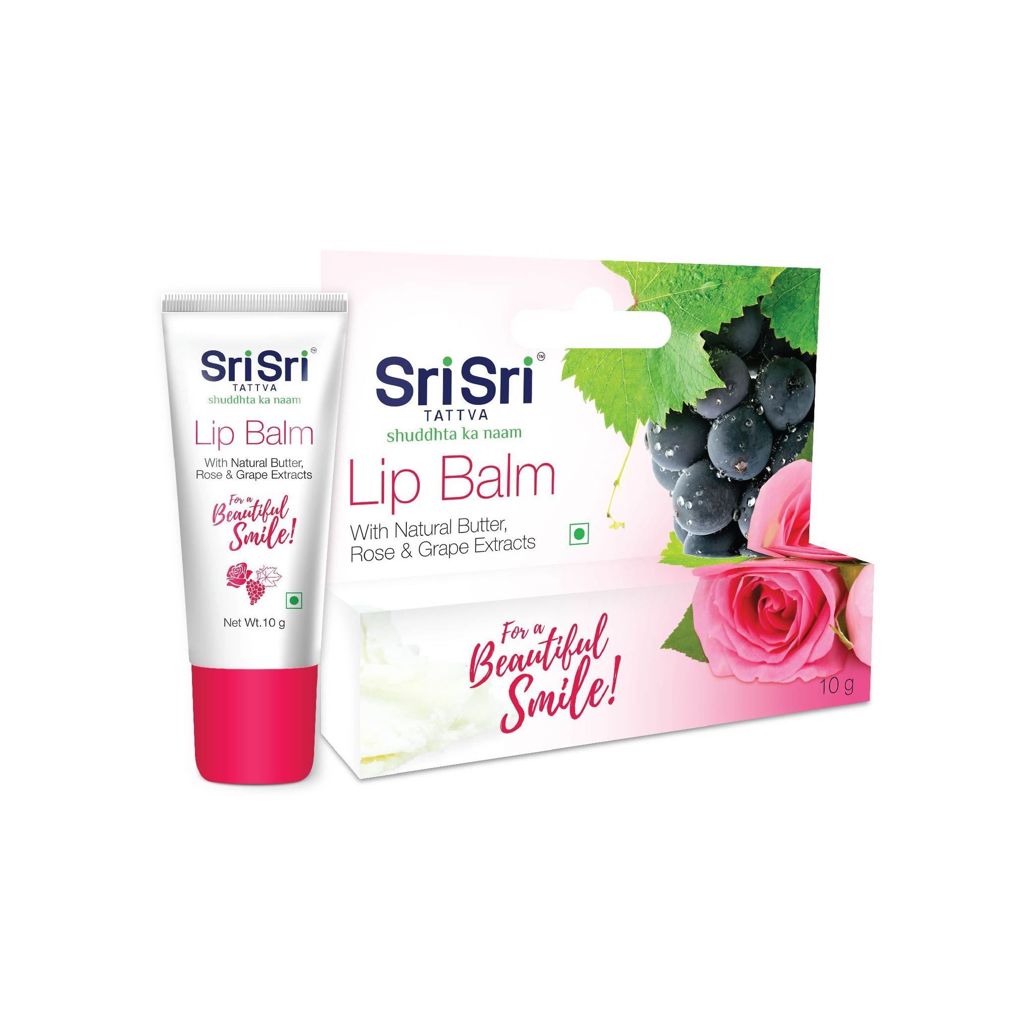 Sri Sri Tattva Lip Balm - For a Beautiful Smile, 10g