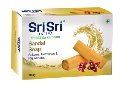 Sandal Soap - Relaxes, Refreshes & Rejuvenates, 100g