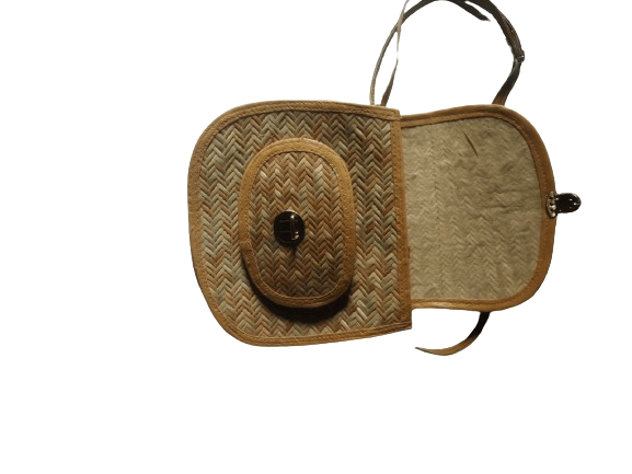 Sitalpati Woven Brown  Homemade Sling Bag