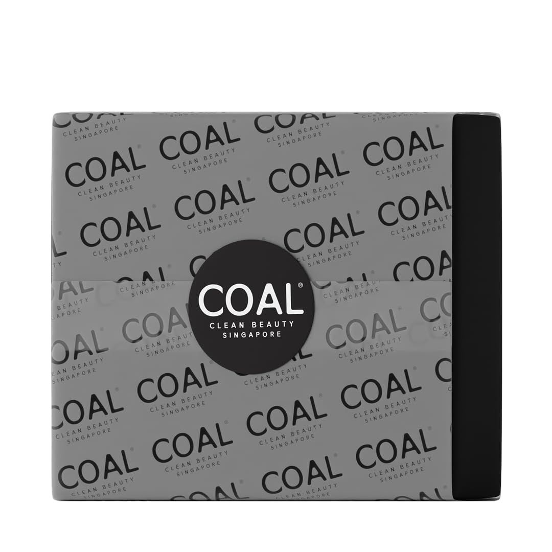 COAL Clean Beauty Charcoal Soap | Exfoliates & Deep Cleansing | Men & Women | All Skin Types | 100g