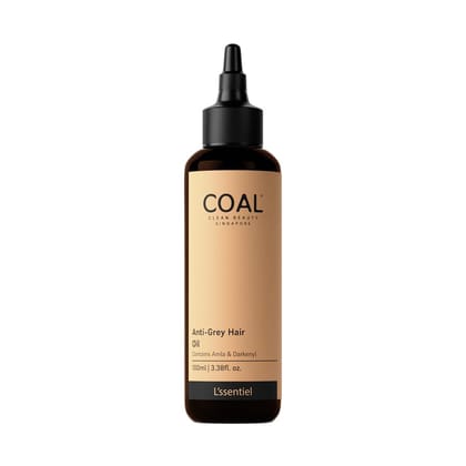 COAL Clean Beauty Anti-Grey Hair Oil with Darkenyl & Amla | 2X Potential To Slow Premature Hair Greying Naturally | Men & Women | All Hair Types | 100ml