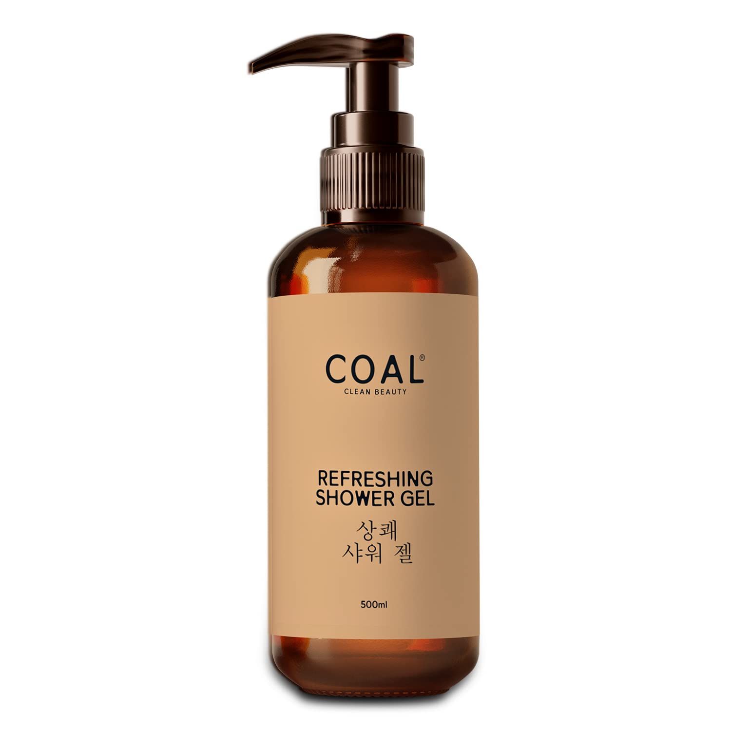 COAL Clean Beauty Refreshing Shower Gel with May Flower Extract | Deeply Cleanses, Refreshes & Nourishes Skin | Men & Women | All Skin Types | 500ml