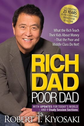 Rich Dad Poor Dad by Robert T Kiyosaki- 25th Anniversary Edition- International Runaway Bestseller Book-Original Paperback Printed in United States of America