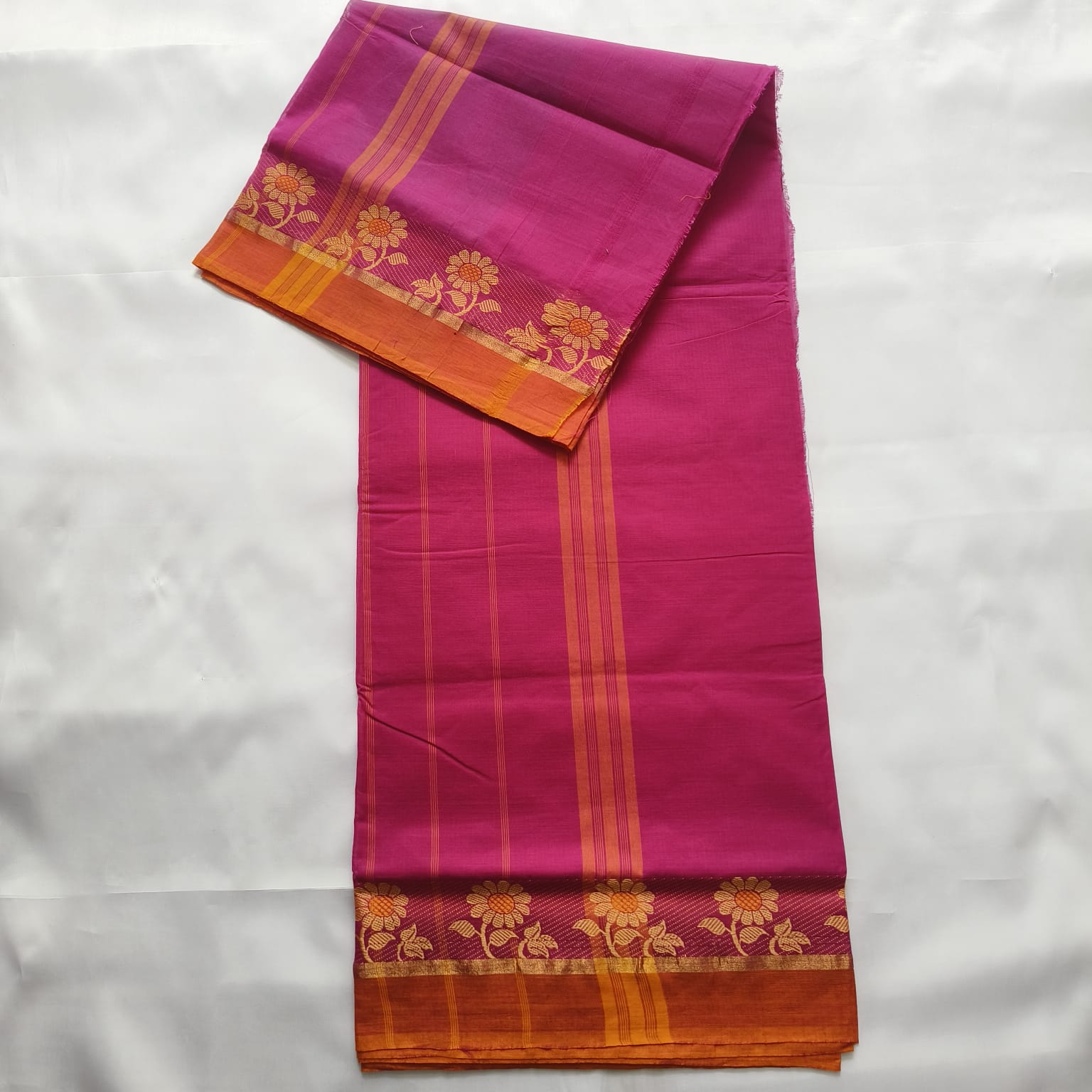 Pure Cotton Saree with Blouse