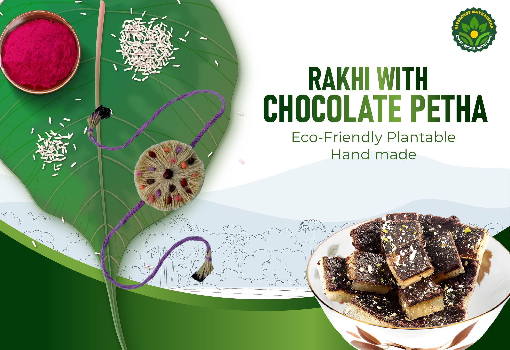 Chocolate Petha with Rakhi