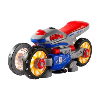 KTRS ENTERPRISE design Children's music electric rotary universal kids toy motorcycle colorful lights Electric car toy