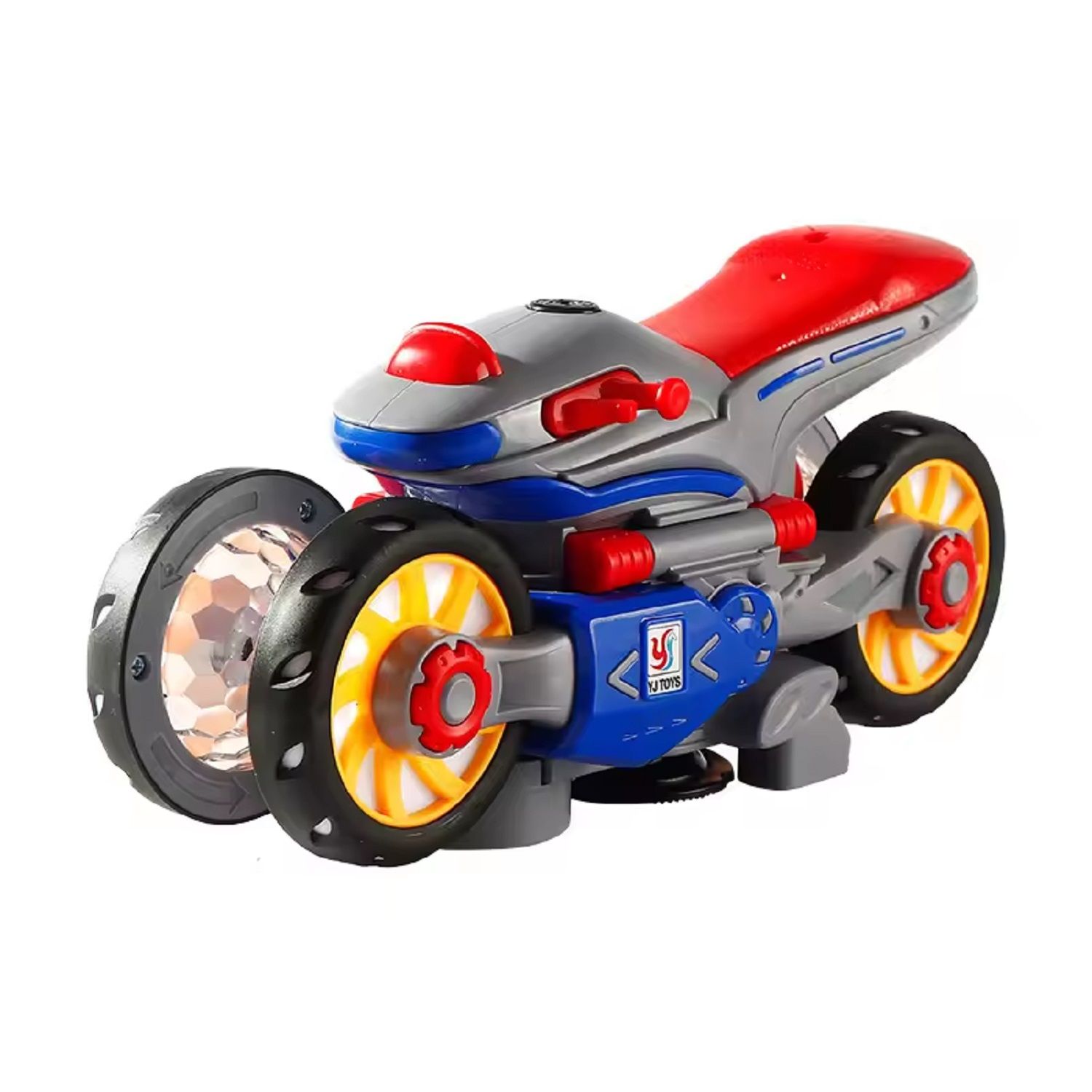 KTRS ENTERPRISE design Children's music electric rotary universal kids toy motorcycle colorful lights Electric car toy