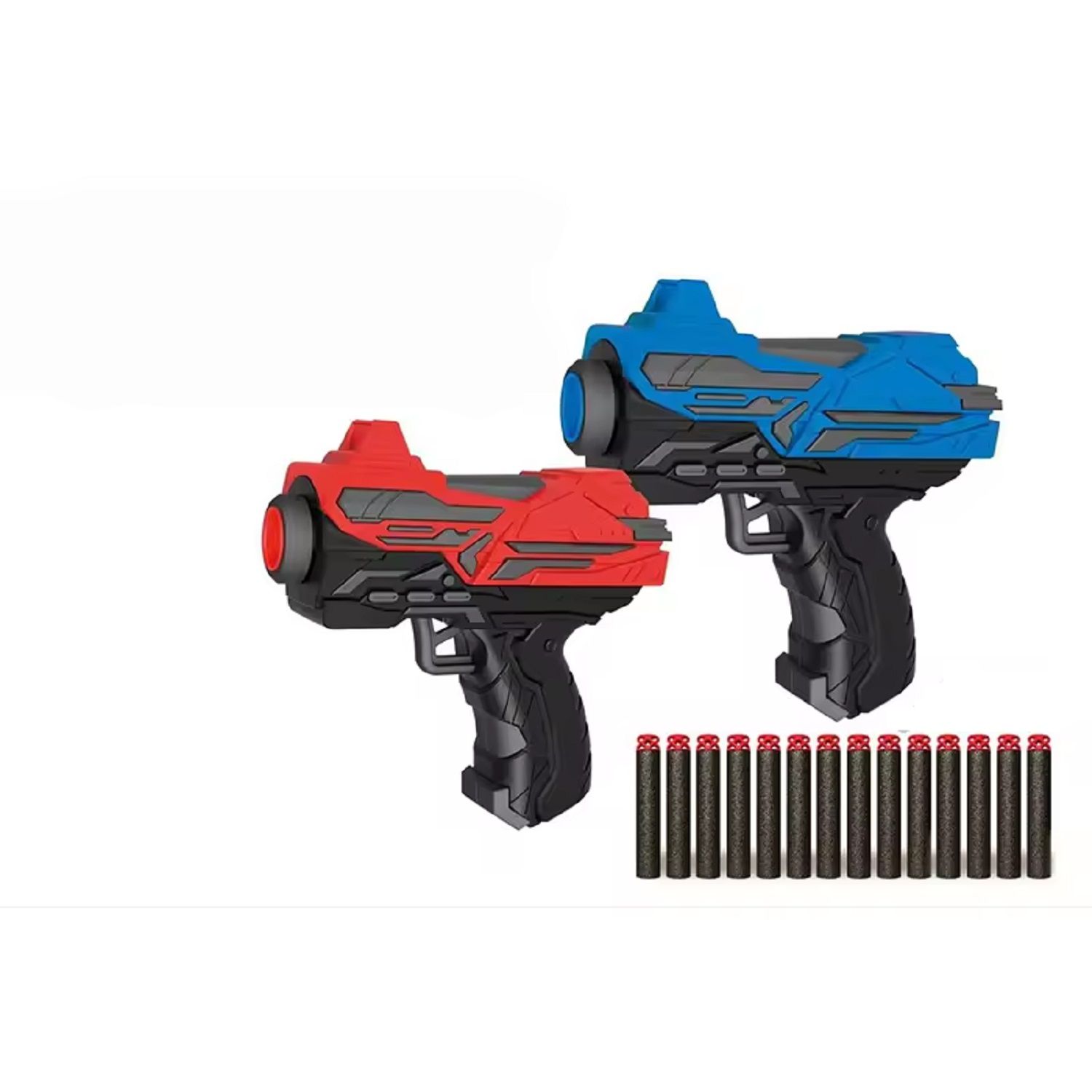 KTRS ENTERPRISE High Speed Manual Soft Bullet Gun, Twin Mini Gun with Foam Bullets,Telescope Target Shooting Role Play Game