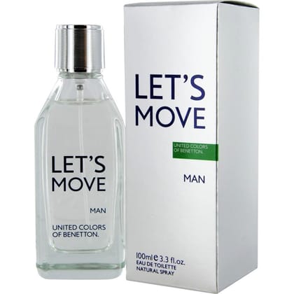 United Colors of Benetton Let'S Move By Benetton for Men, 100ml/3.4 oz Perfume