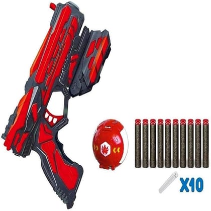 KTRS ENTERPRISE Blaster Soft Bullet Gun Toy Safe and Long Range with 6 Soft Foam Bullets for Kids