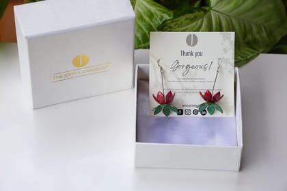 Floating Lotus Earrings