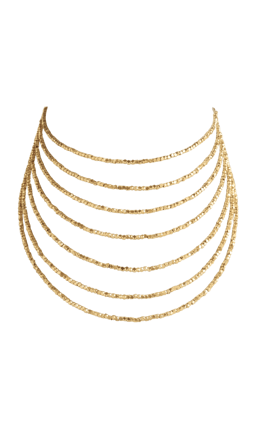 The Exquisite 7-Layered Ruhi Necklace in Gold – Shop Sehr Jewelry Online