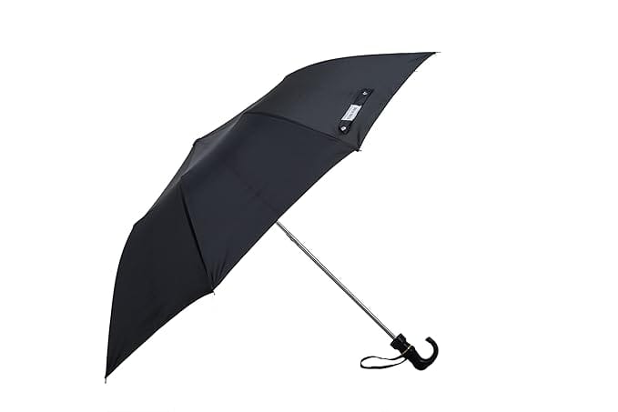 K C Paul & Sons Since 1942 Raj 2 Fold Black Umbrella