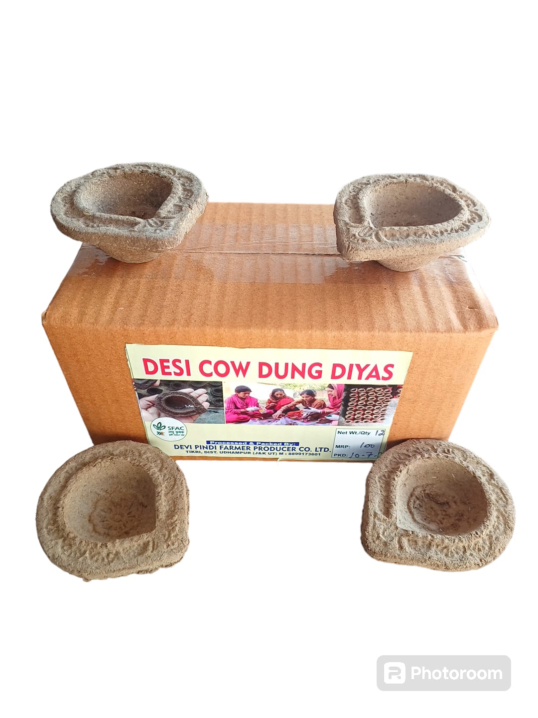 Desi Cow Dung Diyas