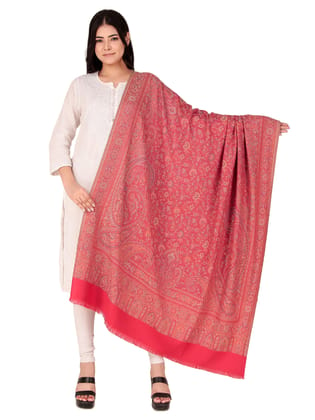 Toosh Moda Women's Embellished Beautiful Ethnic Winter Wear Kani Shawls (Pink 100*200)