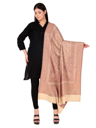 Toosh Moda Women's Embellished Beautiful Ethnic Winter Wear Kani Shawls (Beige 100*200)