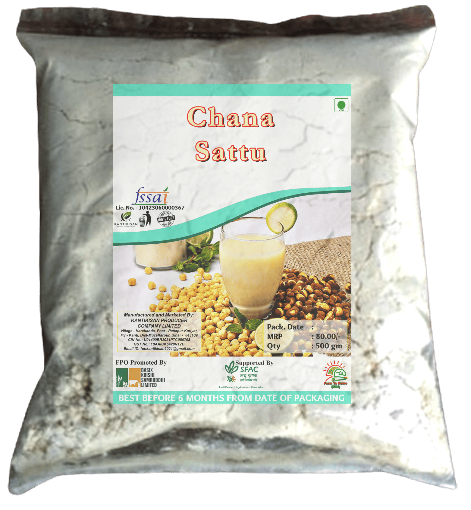 Chana Sattu | Gram Sattu | 500 gm