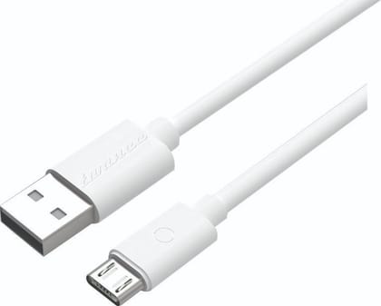 Mini USB to Micro USB (v8)  Charging and data transfer Cable, 0.25 Meter, White Color