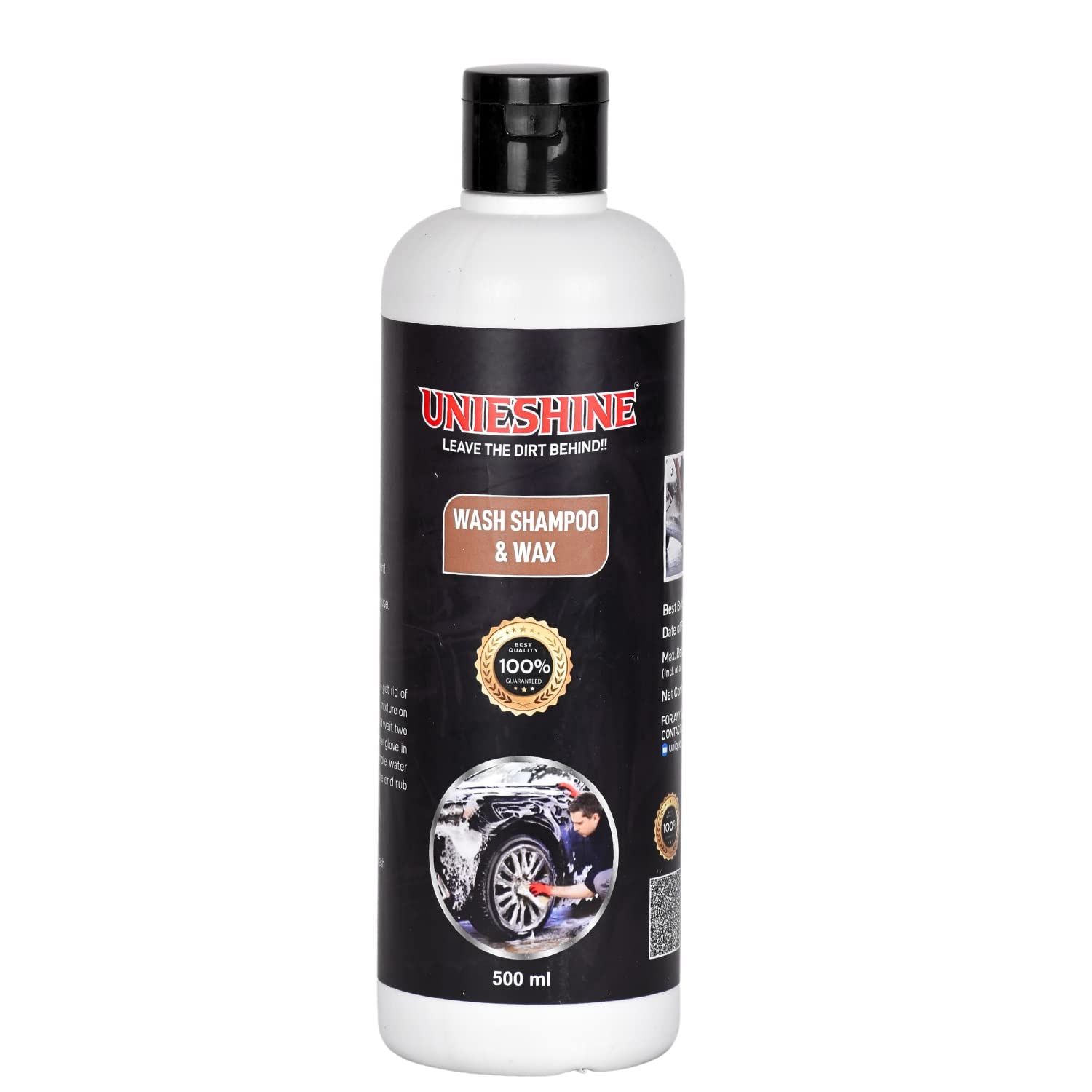 UNIESHINE Car wash shampoo & wax (500ml) for car & bike