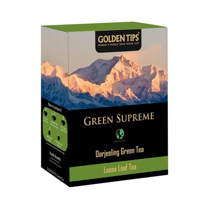 Golden Tips Green Supreme Darjeeling Green Tea Second Flush (250 gm - 125 Cups)