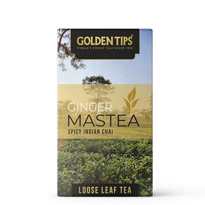 Golden Tips Ginger Mastea Loose Leaves Spicy Indian Chai (125 gm - 62 cups)