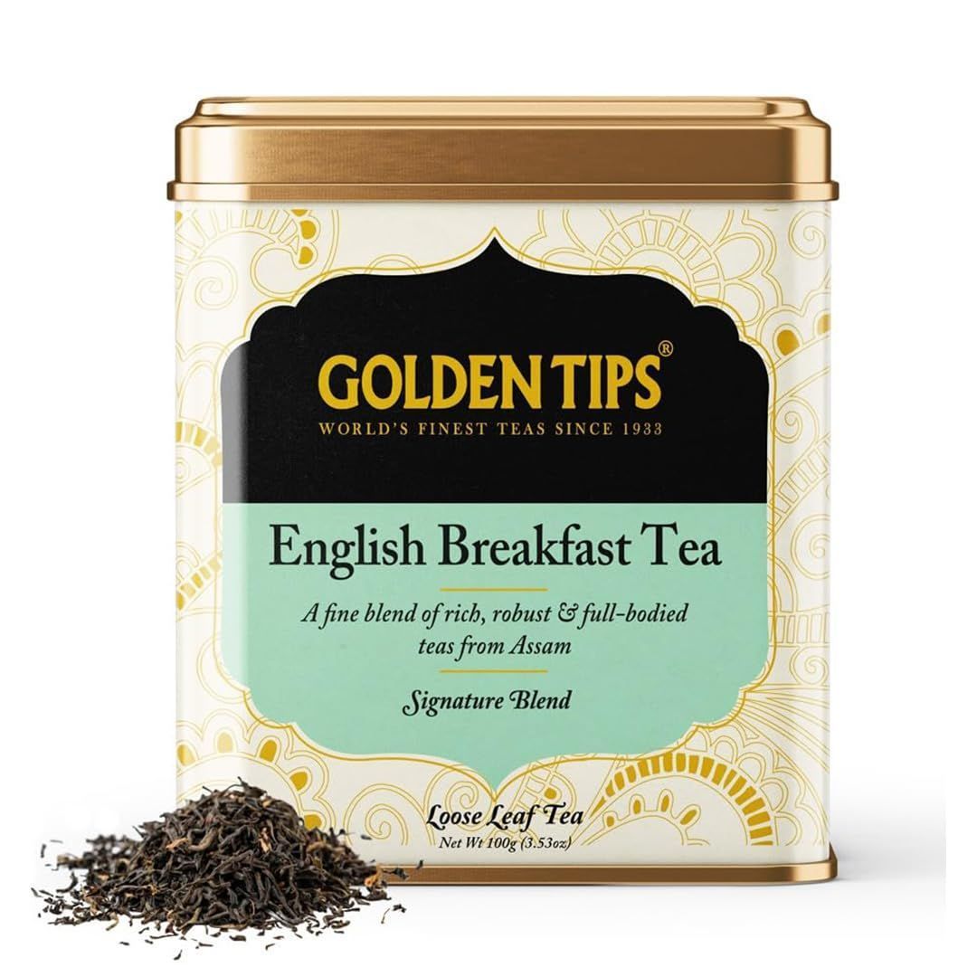 Golden Tips English Breakfast Assam Black Tea (100 Gram, 50 cups)