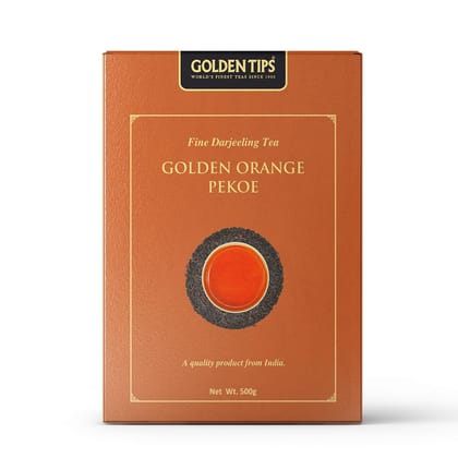 Golden Tips Orange Pekoe Loose-Leaves Black Flavor Tea (500 Gram ,250 cups)