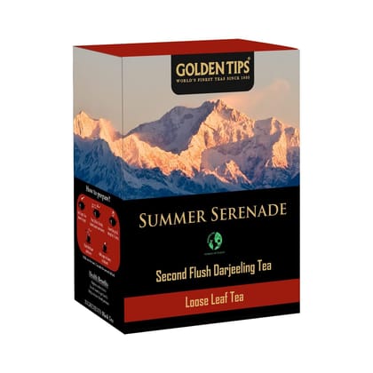 Golden Tips Summer Serenade Second Flush Darjeeling Black Tea (8.81oz - 250 gm - 125 Cups)